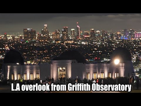 LOS ANGELES THE BEATUTIFUL. NIGHT VIEWS OF THE ICONIC CITY LIGHTS