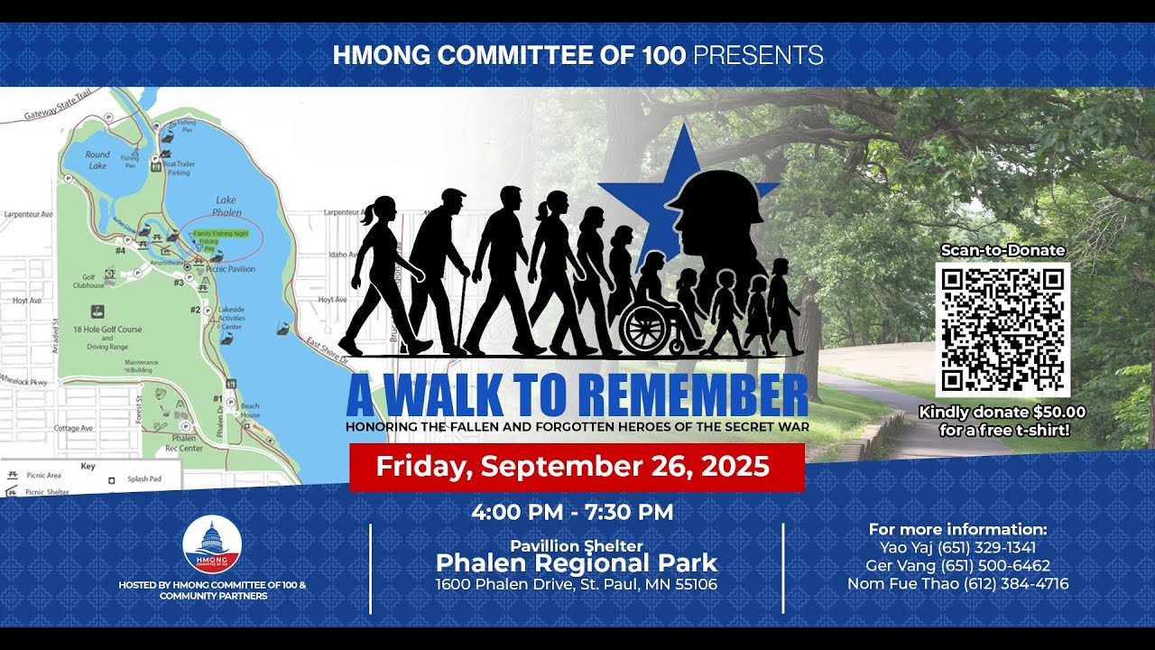 3HBC LIVE: A walk to remember and honor the fallen and forgotten  heroes of the Secret War in Laos.
