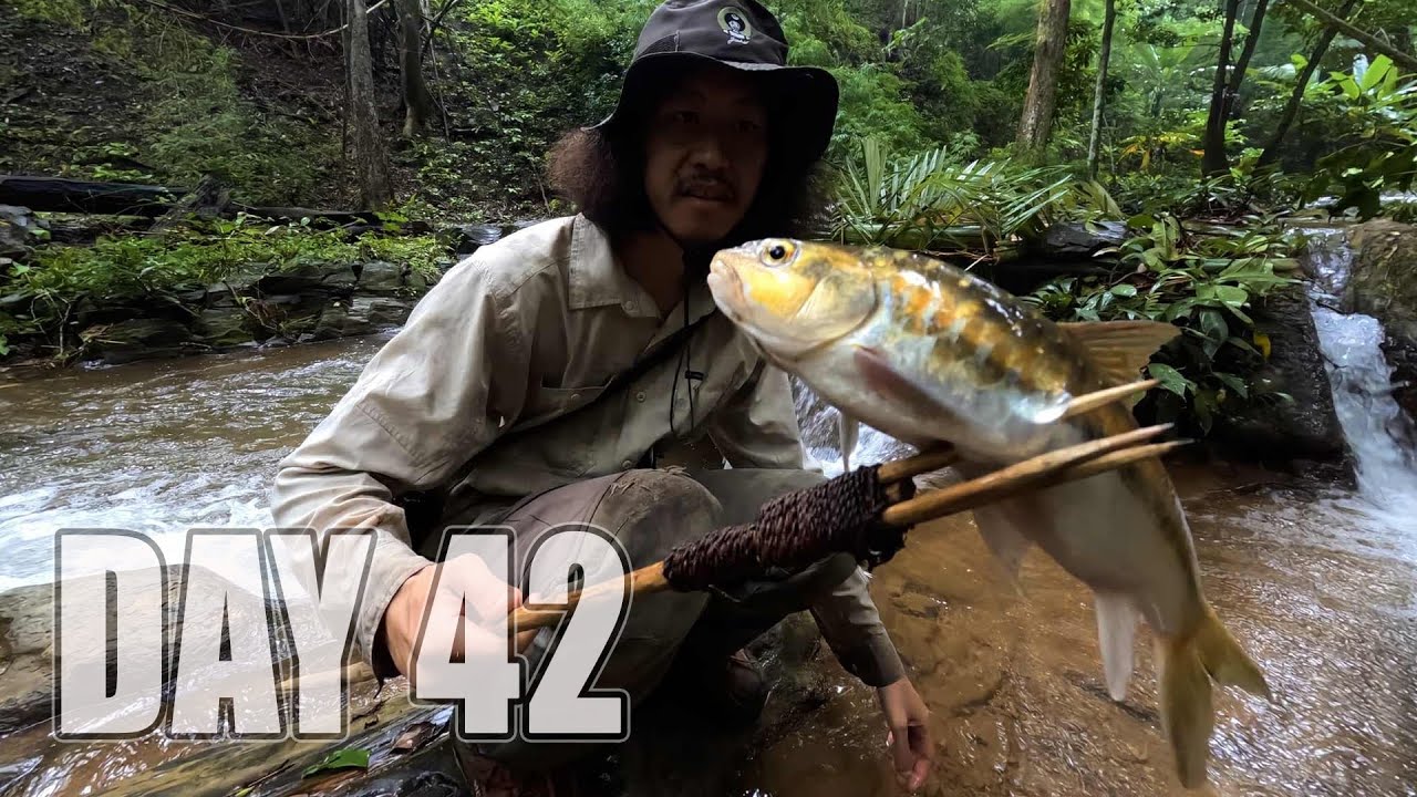 เอาชีวิตรอด DAY 42  ได้ปลาตัวใหญ่กินเป็นมื้อสุดท้ายก่อนเดินทางไปป่าเต็งรัง..  [ โจโฉ ]
