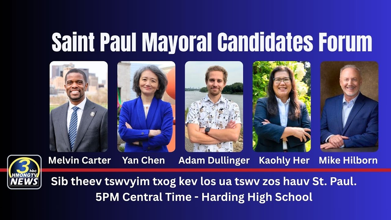 3HMONGTV | LIVE | Raw – Saint Paul mayoral candidates forum at  Harding High School.