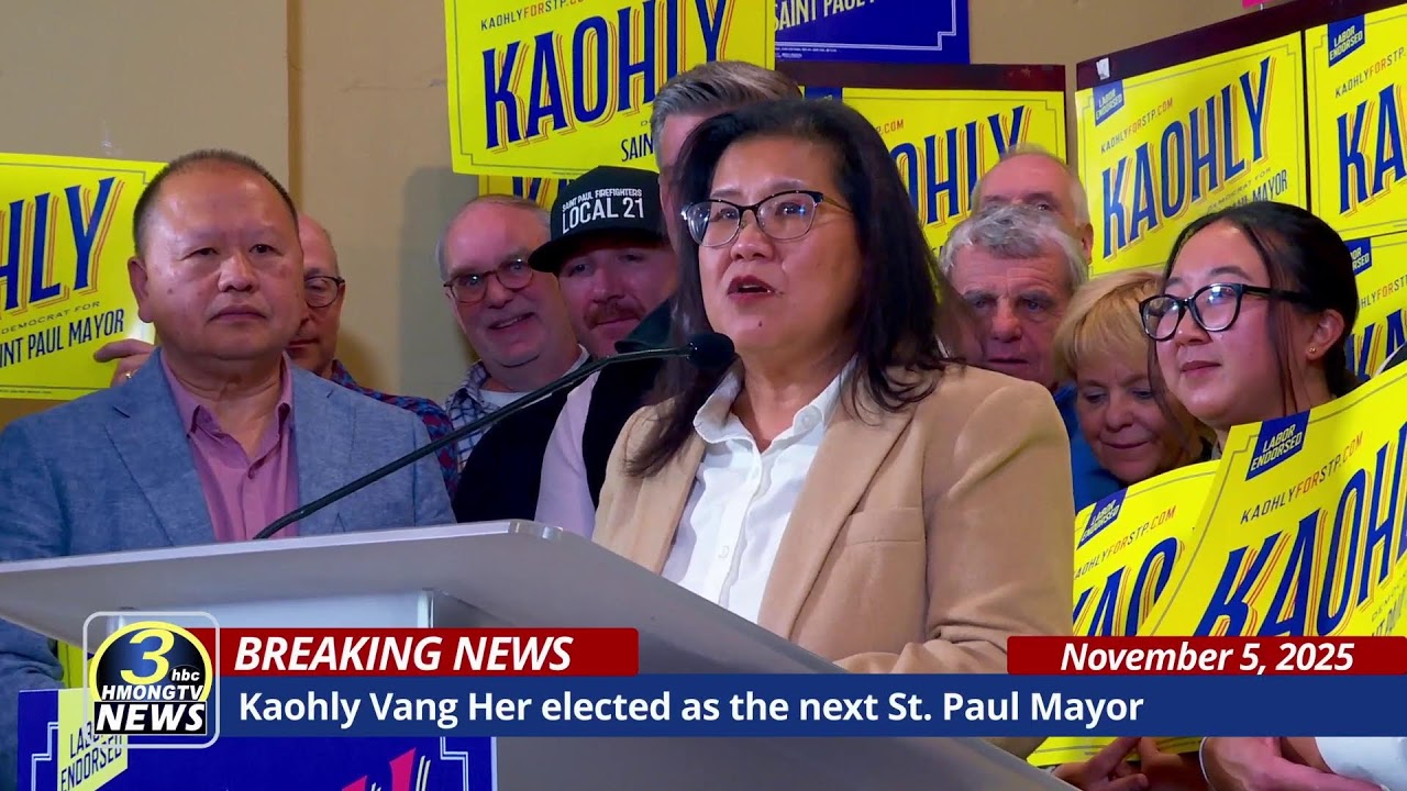 🔴3HMONGTV NEWS | Recorded on 11-05-2025 – Kaohly Vang Her wins St. Paul Mayoral race.