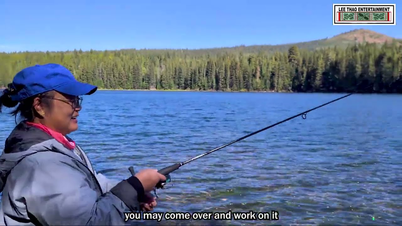 Mother and Son Fishing