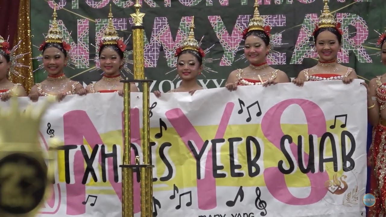 Stockton Hmong New Year 2025- 26 First Place For Junior Group  (  Ntxhais Yeeb Sua )