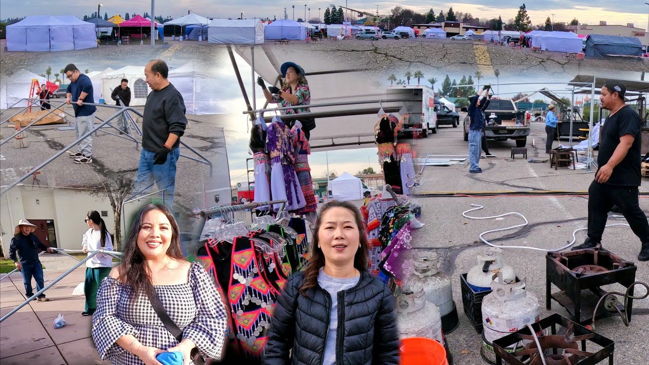 FRESNO HMONG NEW YEAR VENDORS SETUP 12 -22-2025