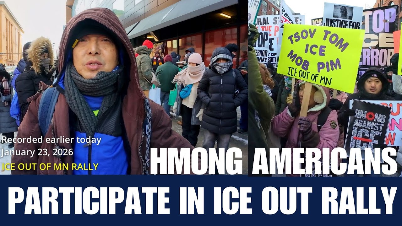 🔴3HMONGTV NEWS | 01-23-2026 – Hmong Americans participated in the  “ICE Out of Minnesota” rally.
