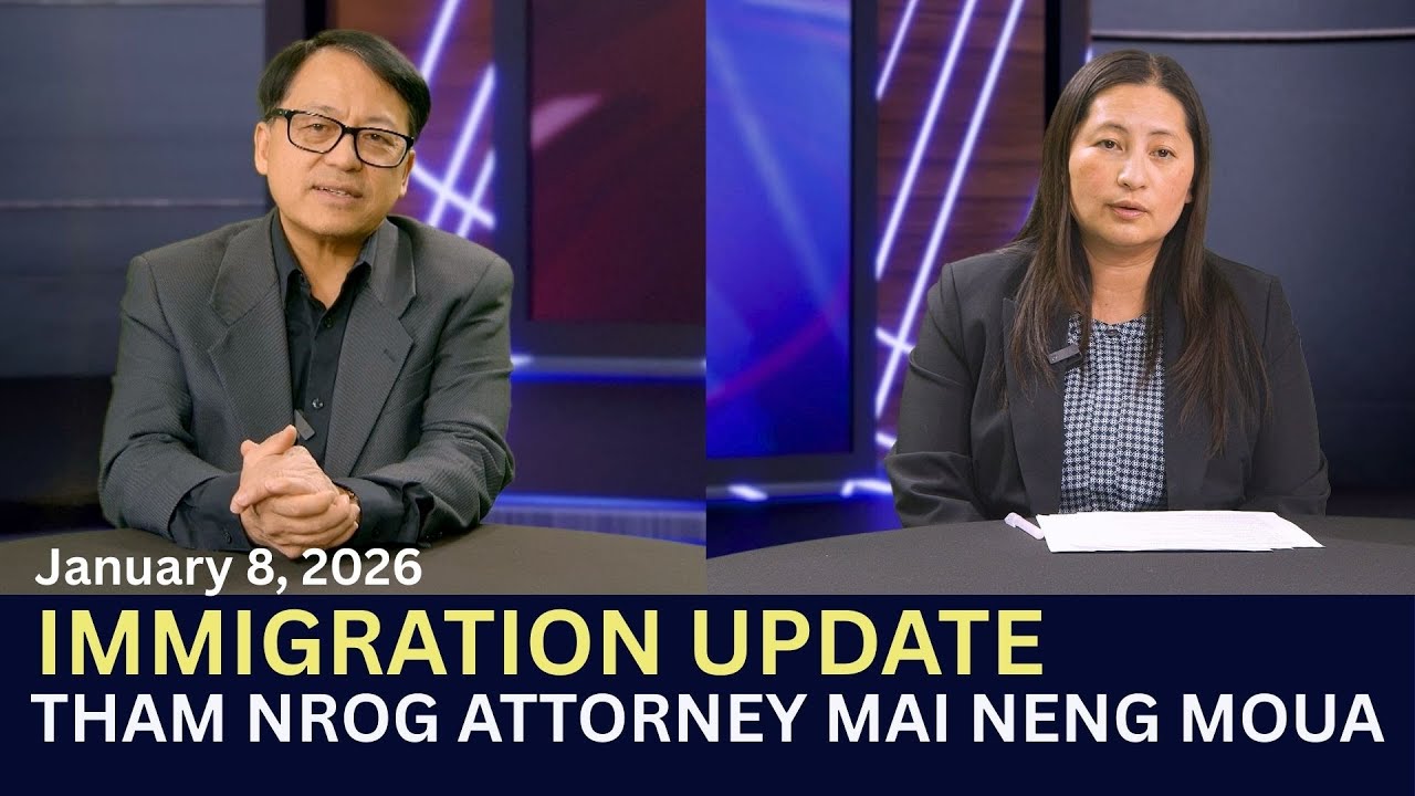 🔴3HMONGTV SHOW | Jan. 8, 2026 – Tham nrog kws lijchoj Mai Neng Moua txog immigration.