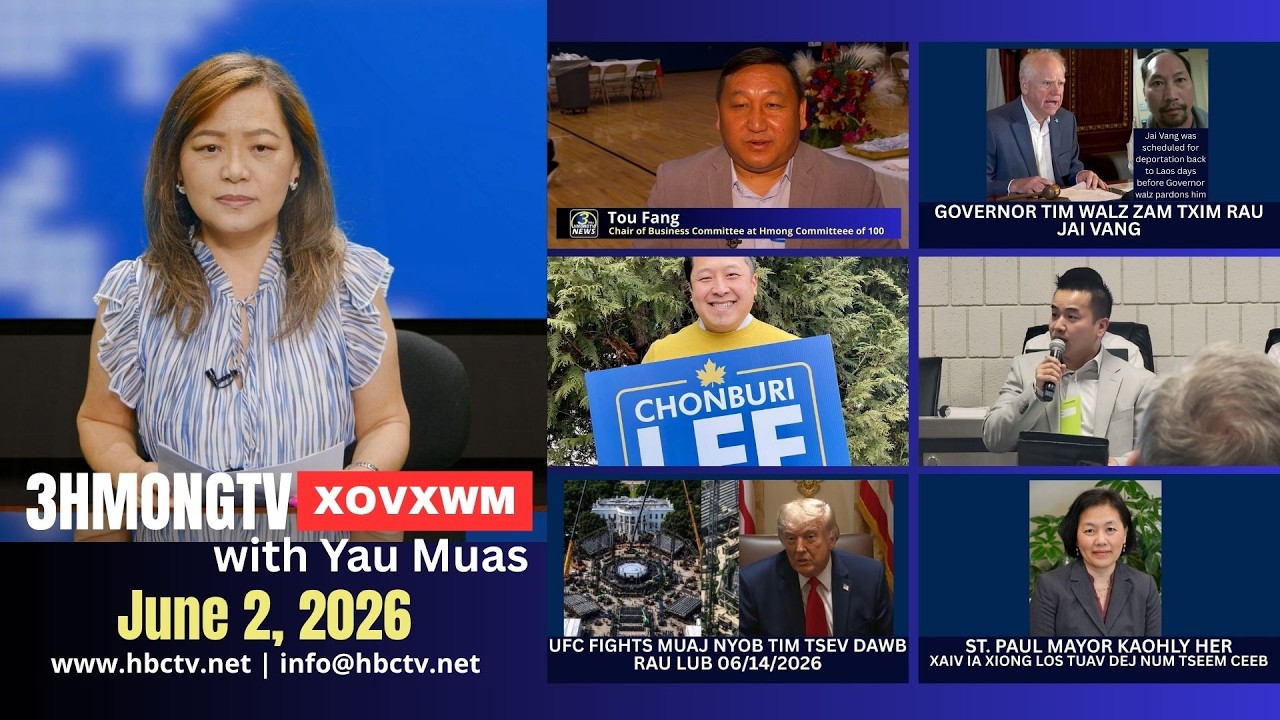 🔴3HMONGTV NEWS | June 2, 2026 – Xovxwm tshaj tawm hauv xeev  Minnesota hnub no.