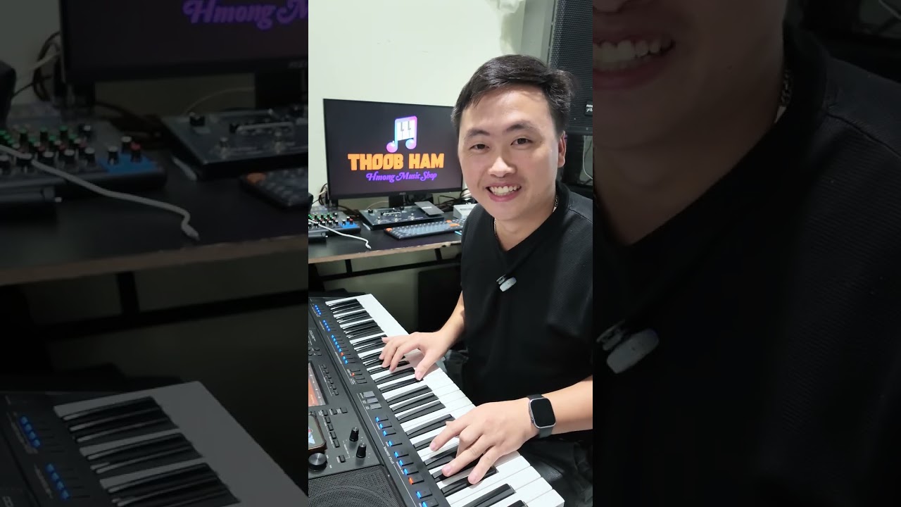 Suab Qeej Siv rau hauv Keyboard Organ by THOOB HAM