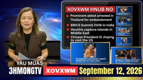 🔴3HMONGTV NEWS | September 12, 2026 – Xovxwm Hmoob hnub no.