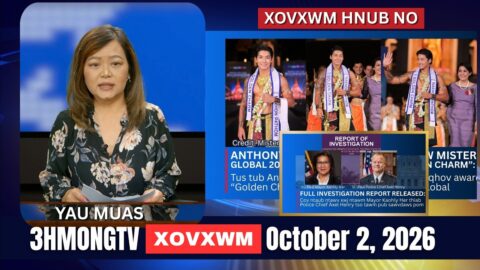 🔴3HMONGTV NEWS | October 2, 2026 –  Xovxwm hnub no.