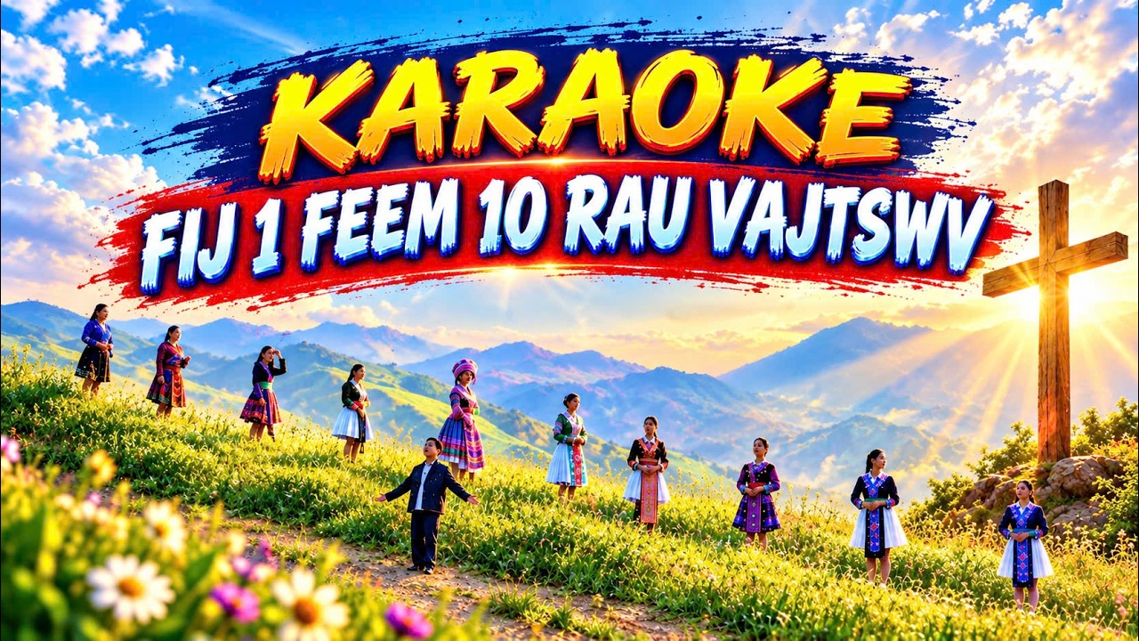 KARAOKE FIJ 1 FEEM 10 RAU VAJTSWV || NIAM TSHUAV NUM NKAUJ FIJ KHOOM  NKAUJ NTSEEG TAWM TSHIAB 2026