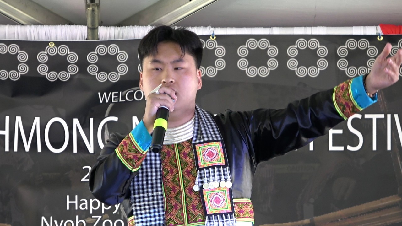 Oroville Hmong New Year Sing ing Competition final round  Muaj Tsim  Lauj